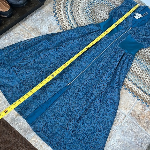 Anthropologie The Tommie Cap-Sleeve Front-Zip Shirt Dress Lace Edition Sz XS NWT - Picture 11 of 13